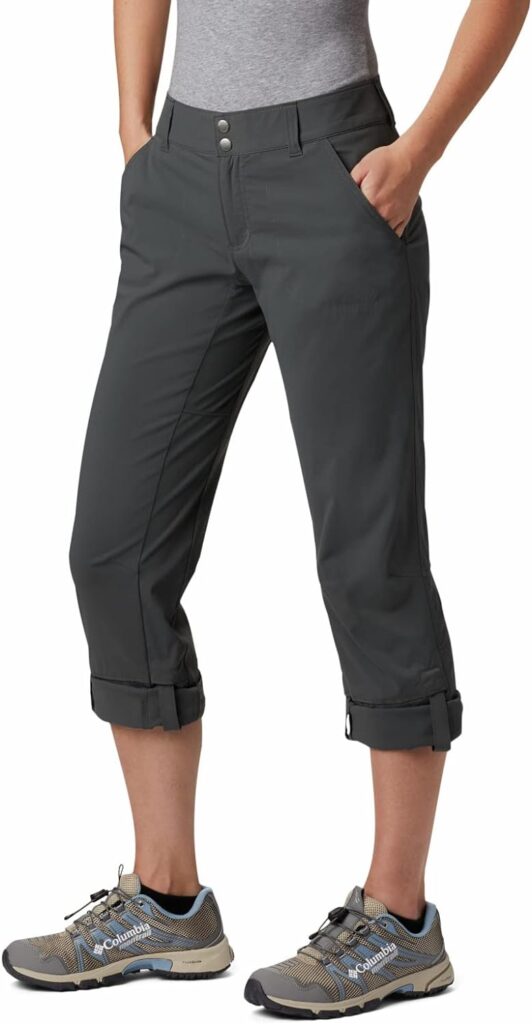 Columbia Womens Standard Saturday Trail Stretch Pant, Grill, 10