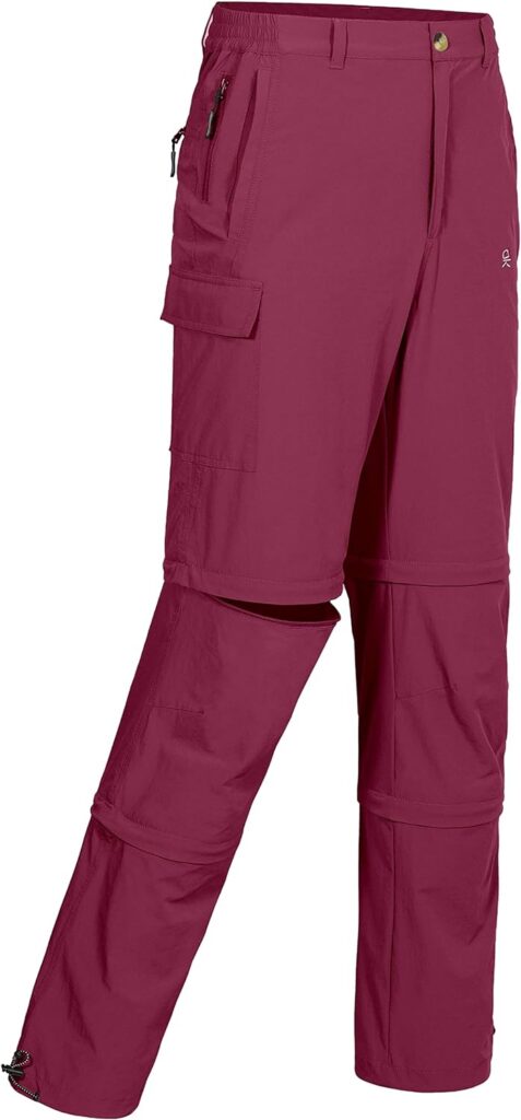 Little Donkey Andy Mens Stretch Convertible Pants, Zip-Off Quick-Dry Hiking Pants, UV Protection, Lightweight