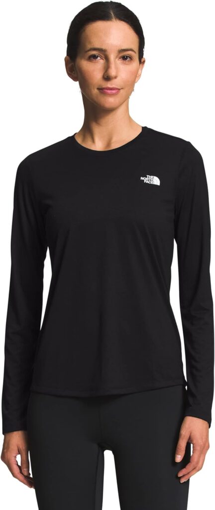 THE NORTH FACE Womens Elevation Long Sleeve Tee (Standard and Plus Size)